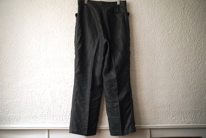 1940's フレンチリネンブラックマキニョンパンツ / Vintage(ヴィンテージ)