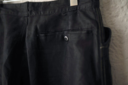 1940's フレンチリネンブラックマキニョンパンツ / Vintage(ヴィンテージ)