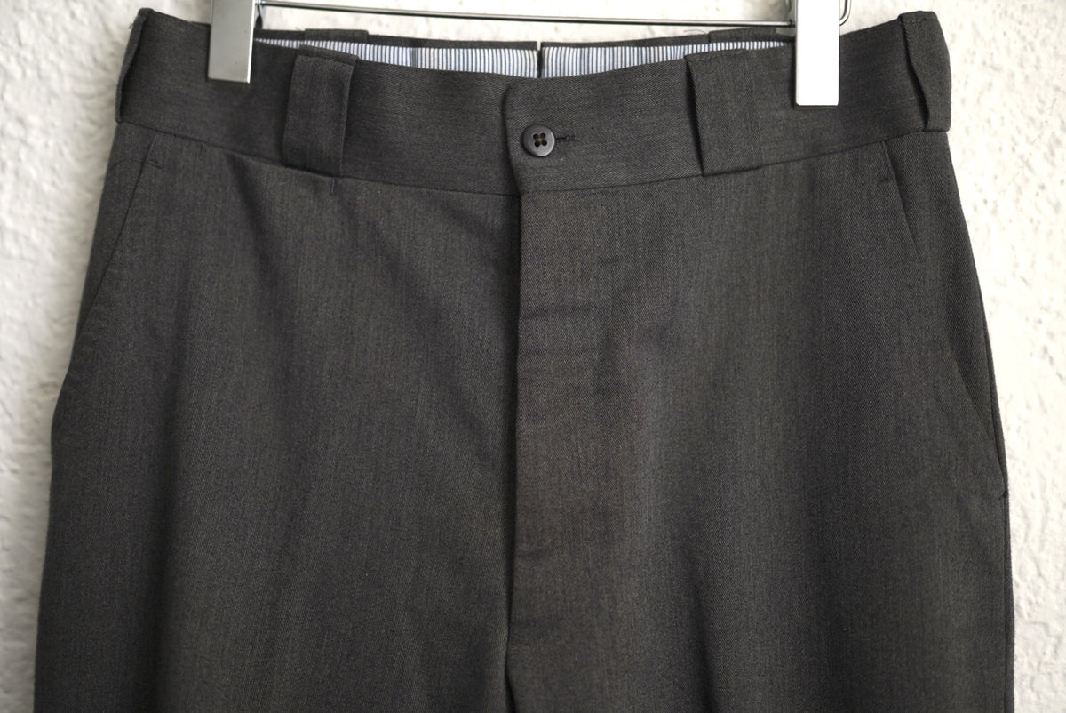 20AW Work Slacks ウールスラックスパンツ グレー / Q Retailor