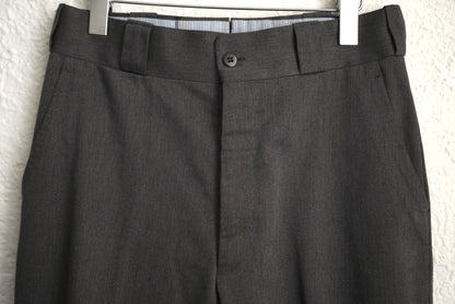20AW Work Slacks ウールスラックスパンツ グレー / Q Retailor