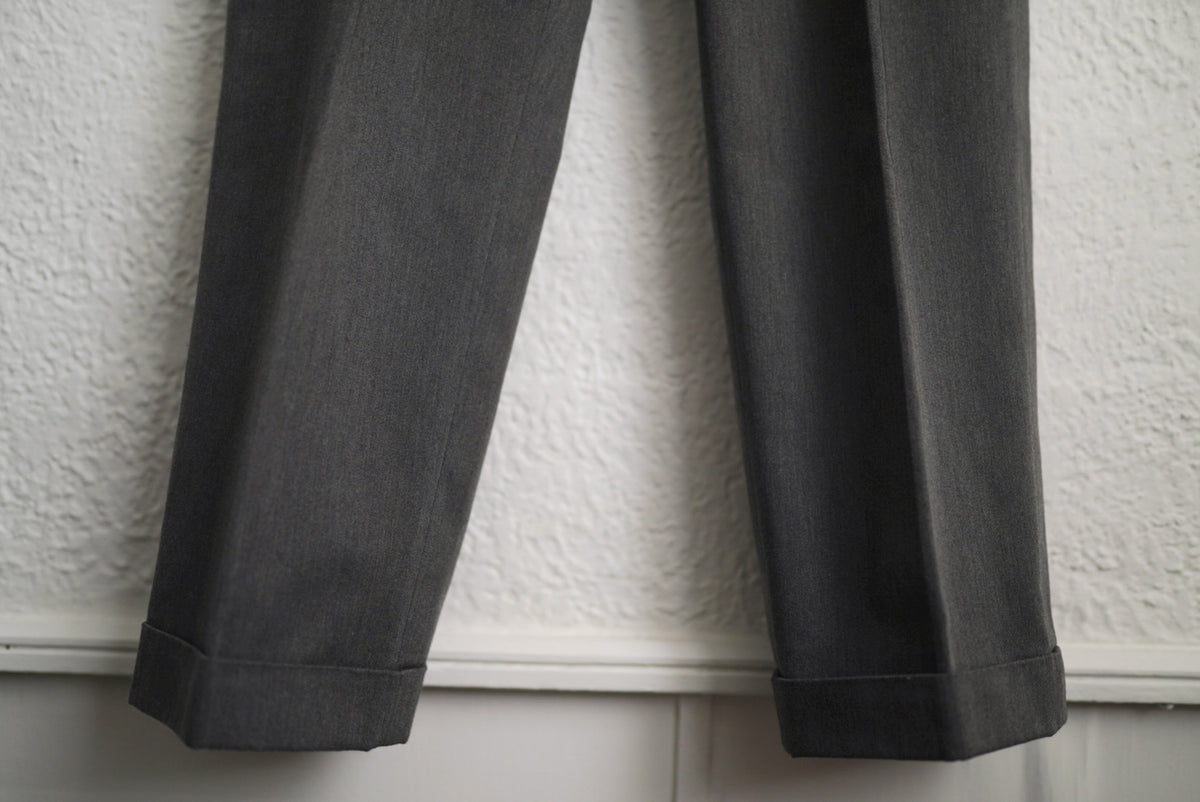 20AW Work Slacks ウールスラックスパンツ グレー / Q Retailor