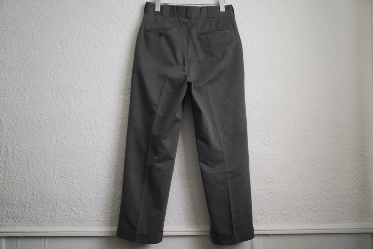 20AW Work Slacks ウールスラックスパンツ グレー / Q Retailor