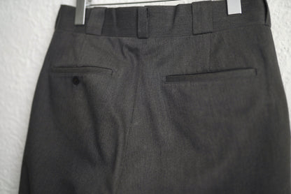 20AW Work Slacks ウールスラックスパンツ グレー / Q Retailor