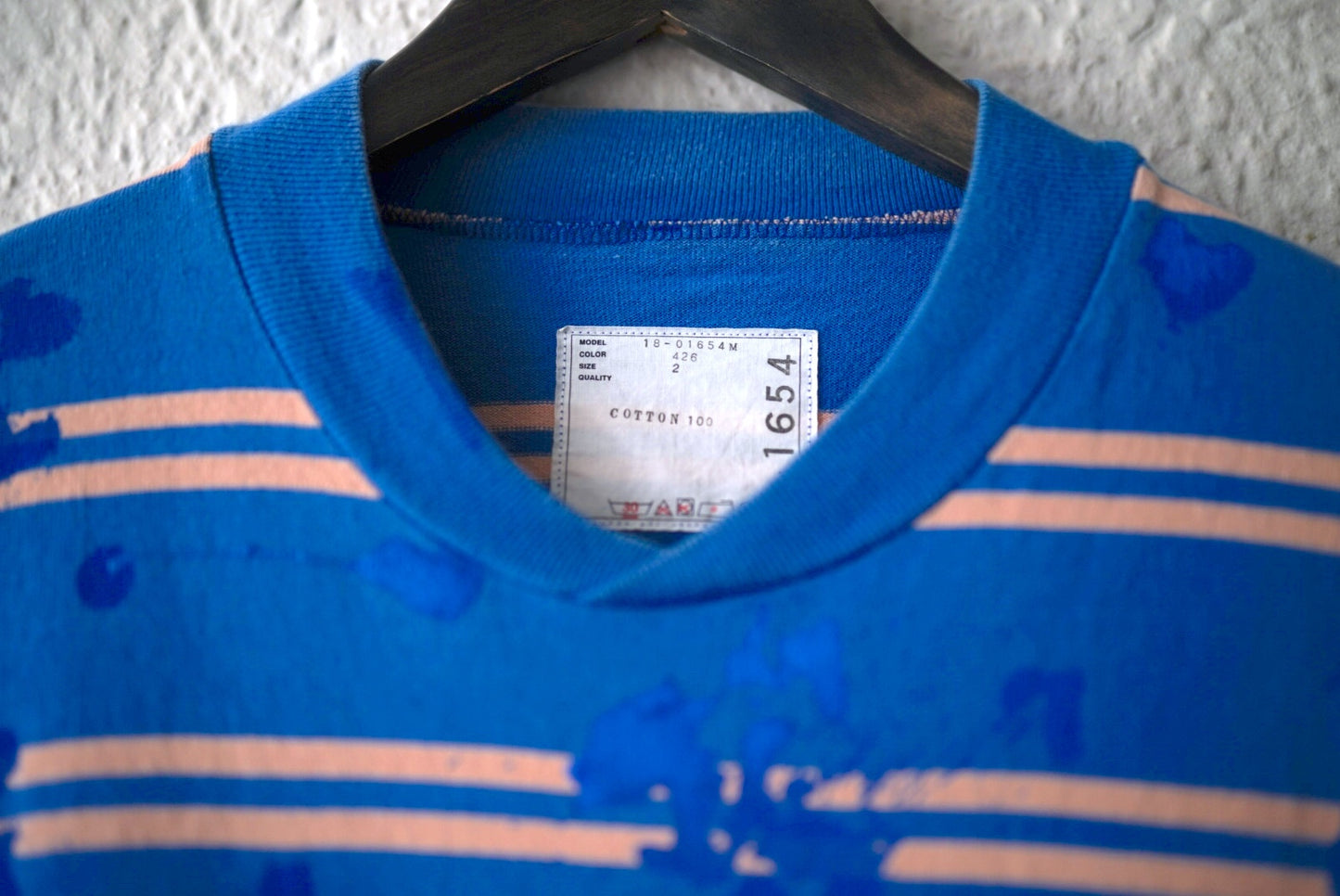 18SS ペンキ加工ボーダー長袖Tシャツ / sacai(サカイ)