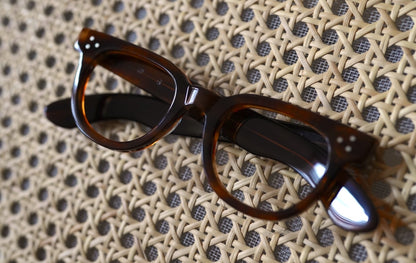 1950's-1960's FDR セルフレームアイウェア 眼鏡 アンバー 46/22 / TART OPTICAL(タートオプティカル)