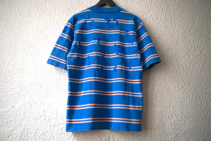 18SS ペンキ加工ボーダー長袖Tシャツ / sacai(サカイ)