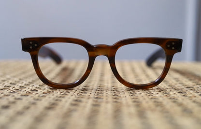 1950's-1960's FDR セルフレームアイウェア 眼鏡 アンバー 46/22 / TART OPTICAL(タートオプティカル)