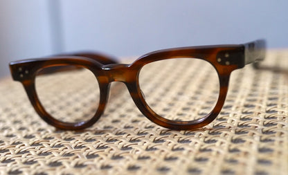 1950's-1960's FDR セルフレームアイウェア 眼鏡 アンバー 46/22 / TART OPTICAL(タートオプティカル)