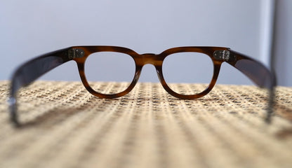 1950's-1960's FDR セルフレームアイウェア 眼鏡 アンバー 46/22 / TART OPTICAL(タートオプティカル)