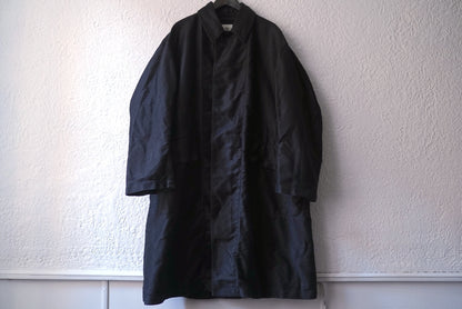 21AW MANTEAU MIERY ブラックモールスキンステンカラーコート / OUTIL(ウティ)