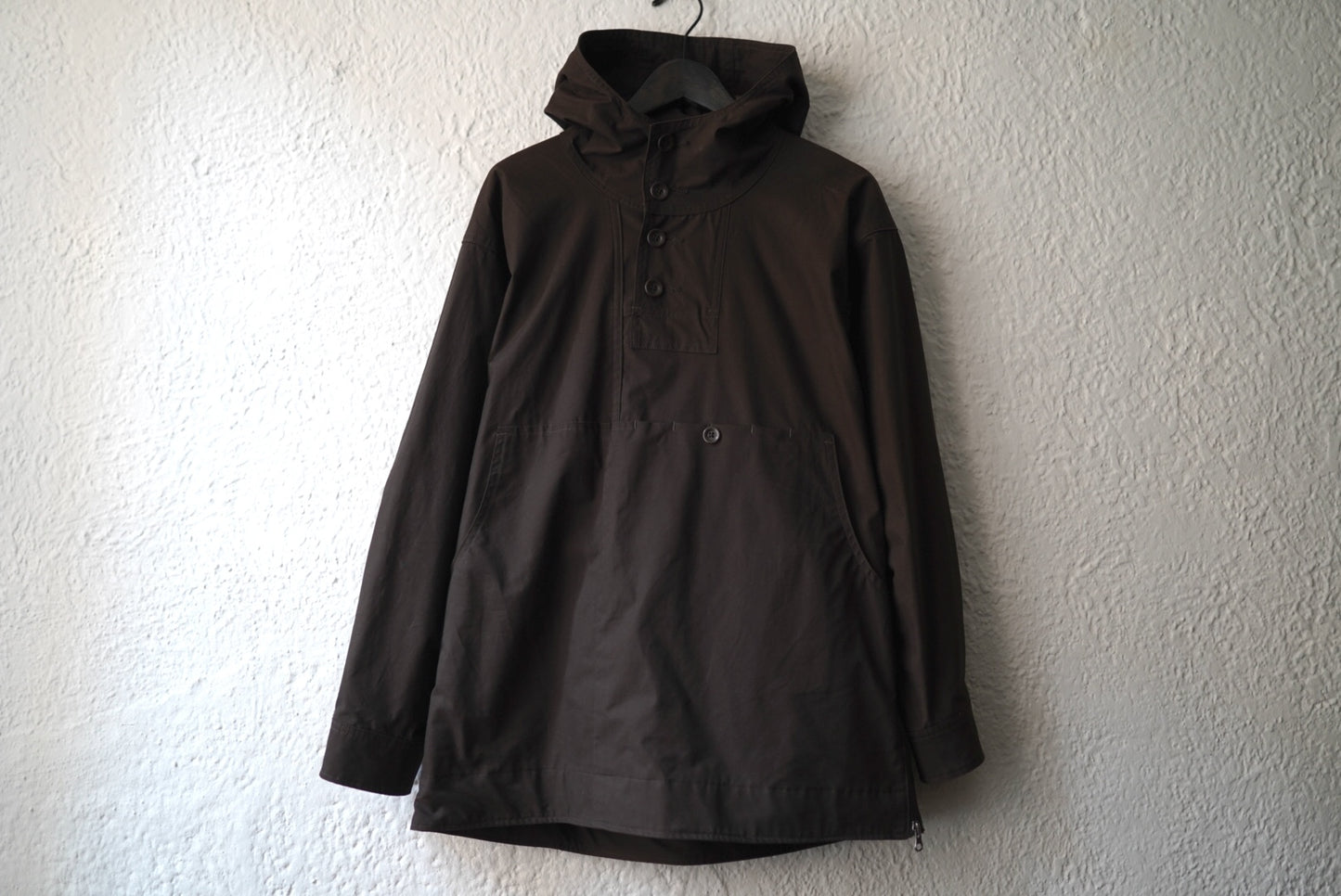 22SS HOODED PULLOVER ピーチスキンスモックパーカー アノラックパーカー / Senelier(セネリエ)