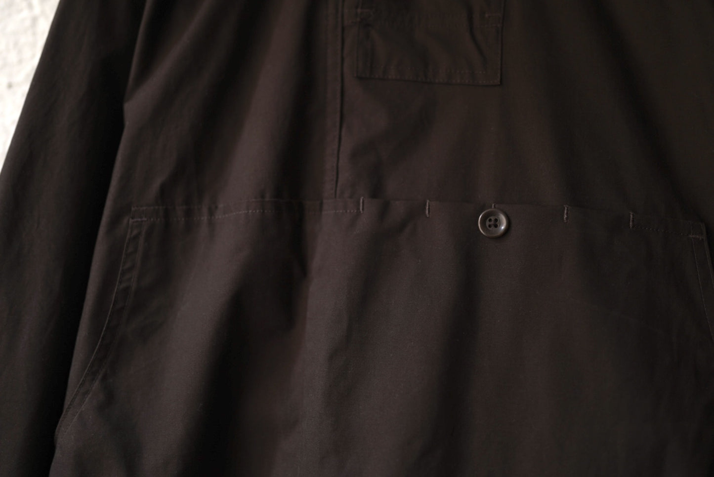 22SS HOODED PULLOVER ピーチスキンスモックパーカー アノラックパーカー / Senelier(セネリエ)