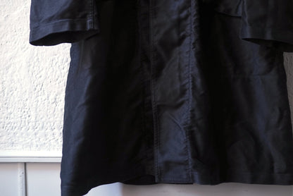 21AW MANTEAU MIERY ブラックモールスキンステンカラーコート / OUTIL(ウティ)