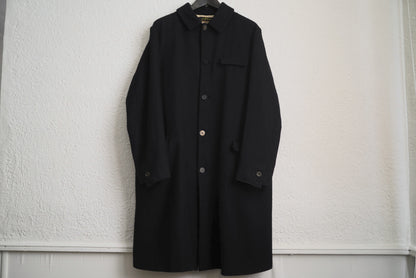 19AW ウールリネンステンカラーコート / ARCHIVIO J.M.Ribot(アルキヴィオ J.M.リボット)