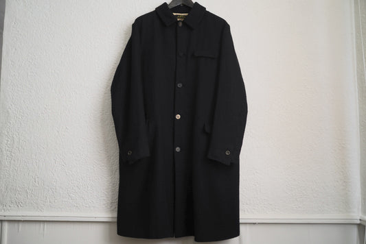 19AW ウールリネンステンカラーコート / ARCHIVIO J.M.Ribot(アルキヴィオ J.M.リボット)