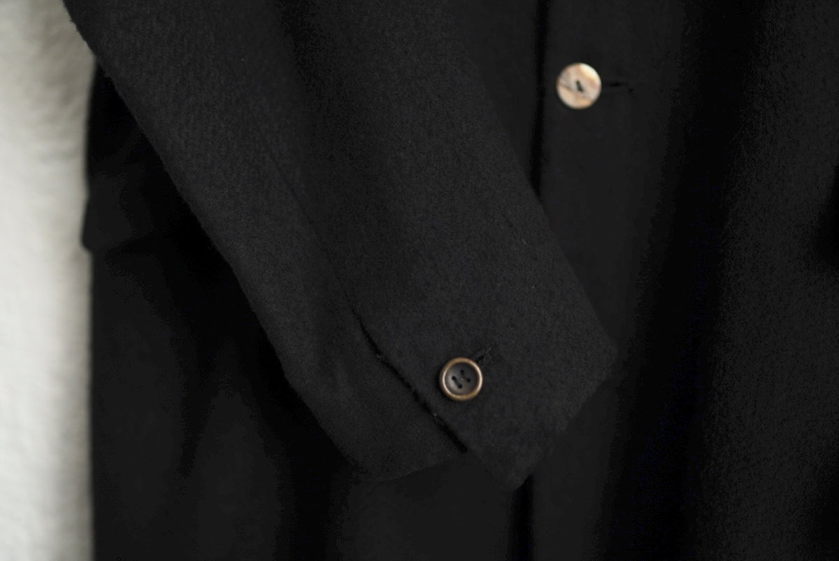 19AW ウールリネンステンカラーコート / ARCHIVIO J.M.Ribot(アルキヴィオ J.M.リボット)