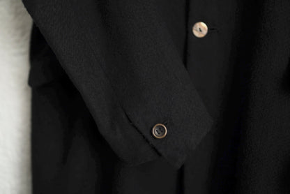 19AW ウールリネンステンカラーコート / ARCHIVIO J.M.Ribot(アルキヴィオ J.M.リボット)