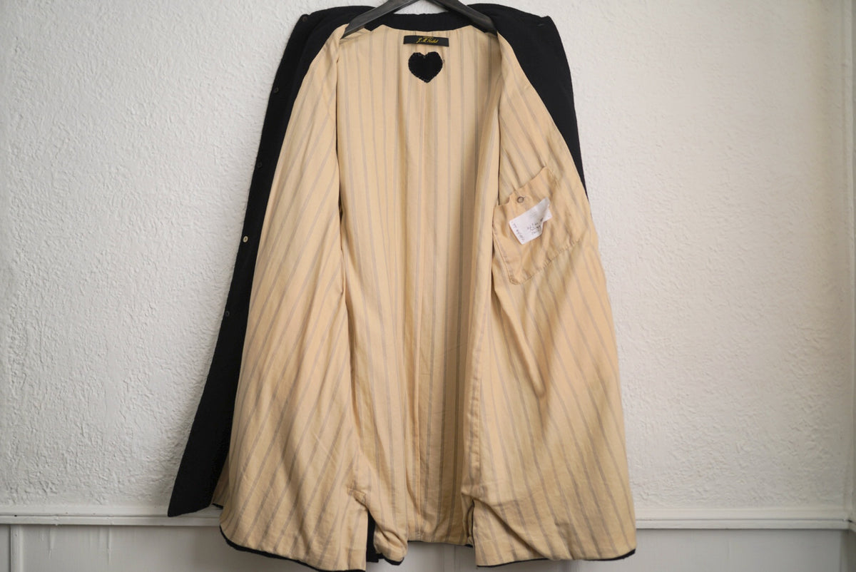19AW ウールリネンステンカラーコート / ARCHIVIO J.M.Ribot(アルキヴィオ J.M.リボット)