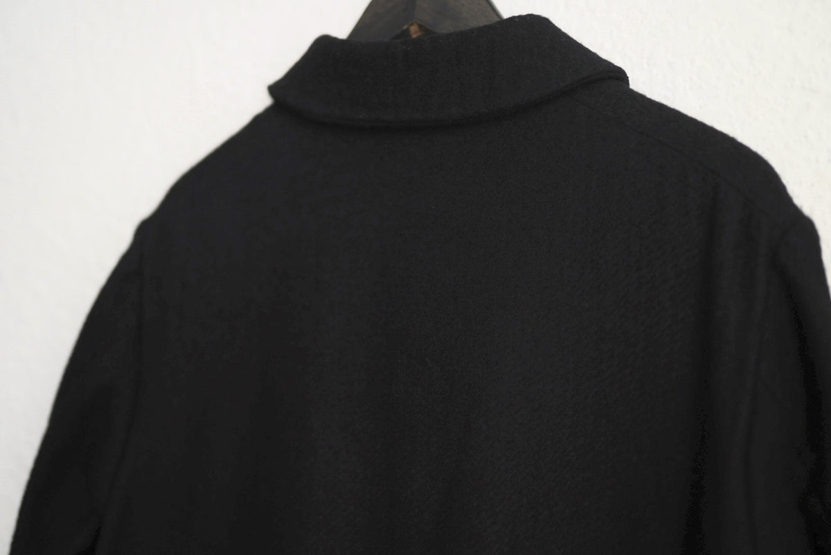 19AW ウールリネンステンカラーコート / ARCHIVIO J.M.Ribot(アルキヴィオ J.M.リボット)