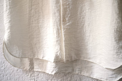 24SS SHIRT007 シルクナイロン半袖シャツ / calmlence(カームレンス)