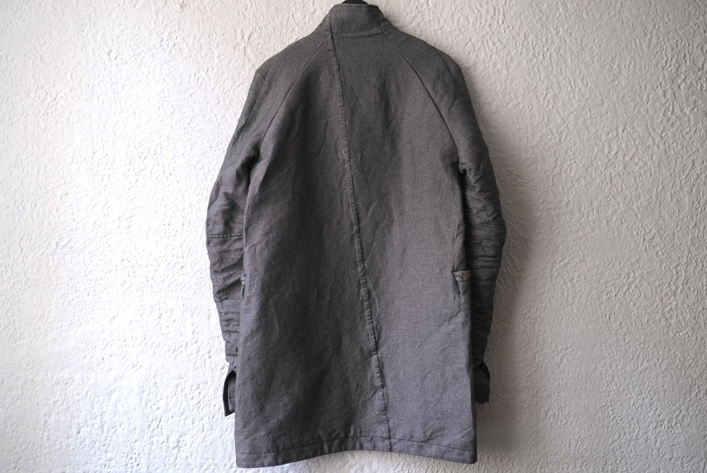 23SS Work Blazer Semilong ヘンプDNAペーパーブレザージャケット コート / taichi murakami(タイチムラカミ)