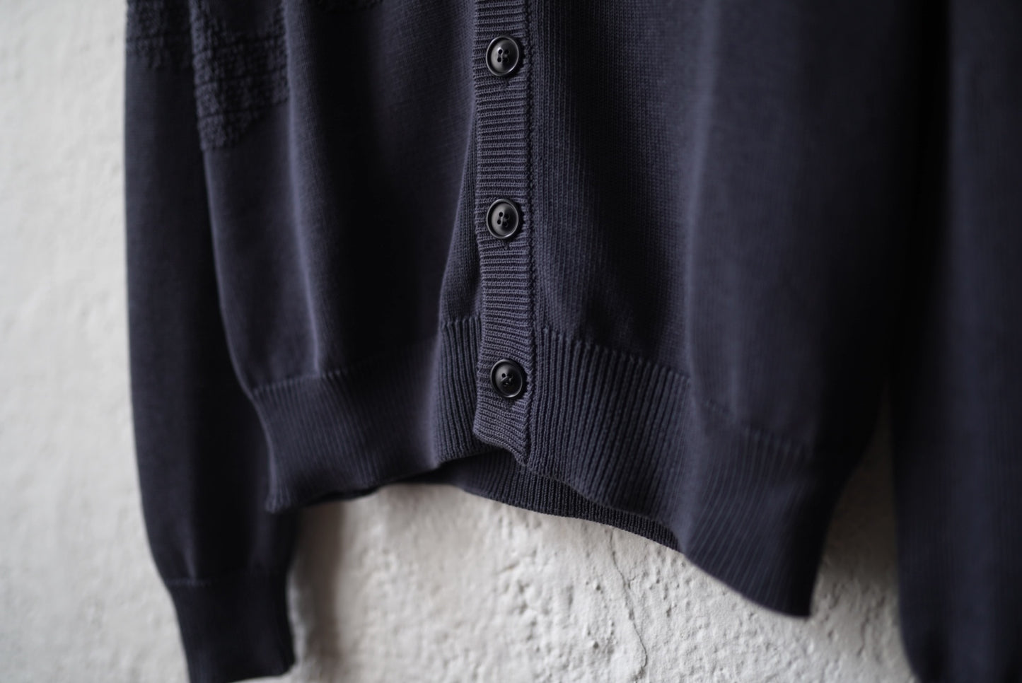 14SS ランダムゲージコットンニットカーディガン / Maison Martin Margiela(メゾンマルタンマルジェラ)