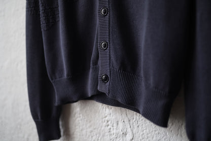 14SS ランダムゲージコットンニットカーディガン / Maison Martin Margiela(メゾンマルタンマルジェラ)