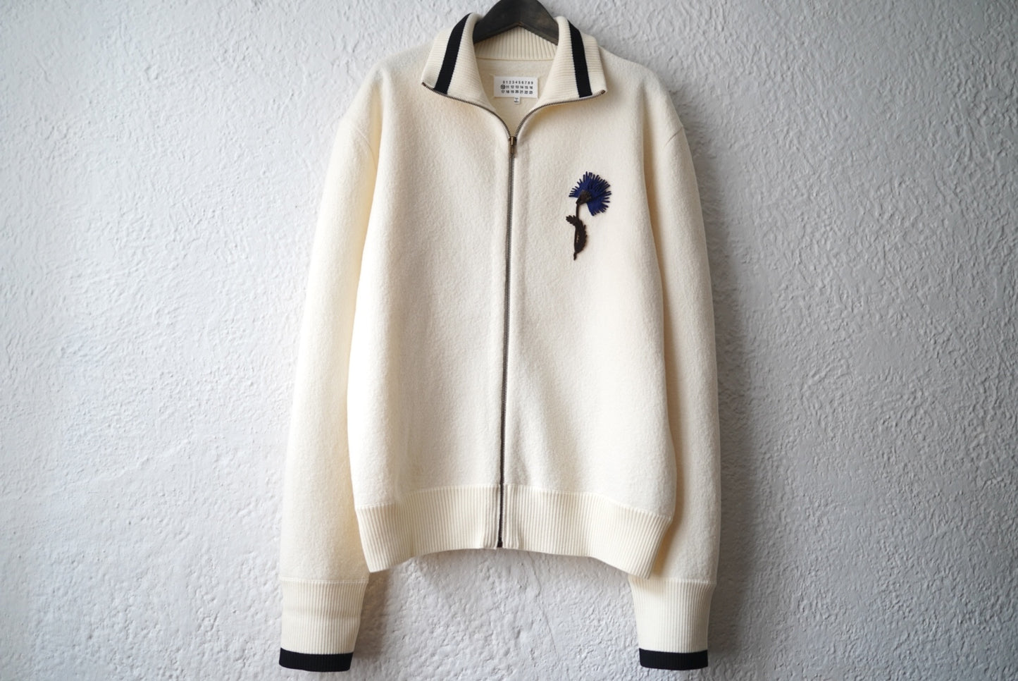 22SS ジップアップウールニットブルゾン / Maison Margiela(メゾンマルジェラ)