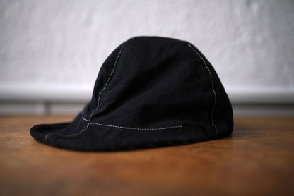 23SS POMELO ブラックデニムキャップ / Project by H(プロジェクトバイエイチ)