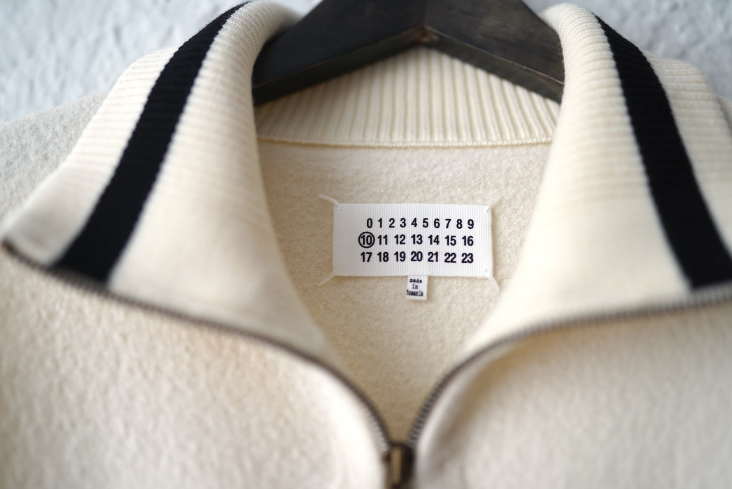 22SS ジップアップウールニットブルゾン / Maison Margiela(メゾンマルジェラ)