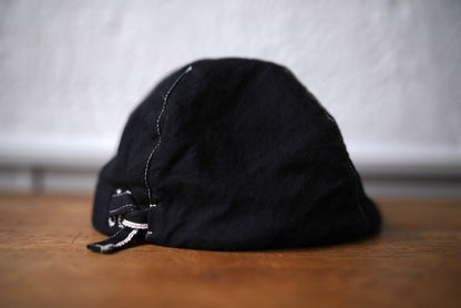 23SS POMELO ブラックデニムキャップ / Project by H(プロジェクトバイエイチ)