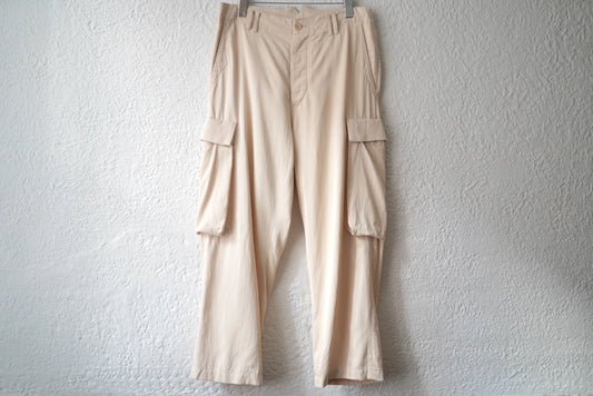 21SS CARGO PANTS レーヨンコットンカーゴパンツ / suzuki takayuki(スズキタカユキ)