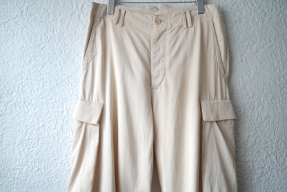 21SS CARGO PANTS レーヨンコットンカーゴパンツ / suzuki takayuki(スズキタカユキ)