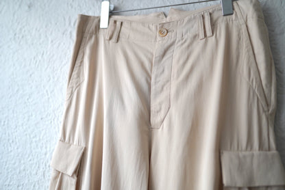 21SS CARGO PANTS レーヨンコットンカーゴパンツ / suzuki takayuki(スズキタカユキ)
