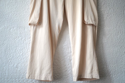 21SS CARGO PANTS レーヨンコットンカーゴパンツ / suzuki takayuki(スズキタカユキ)