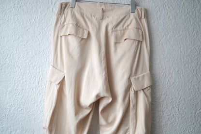 21SS CARGO PANTS レーヨンコットンカーゴパンツ / suzuki takayuki(スズキタカユキ)