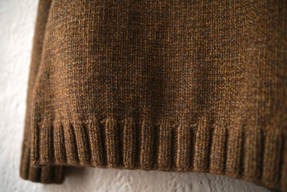 23AW Cowichan Sweater ヤクウールハンドメイドカウチンニットセーター / slopeslow(スロープスロウ)
