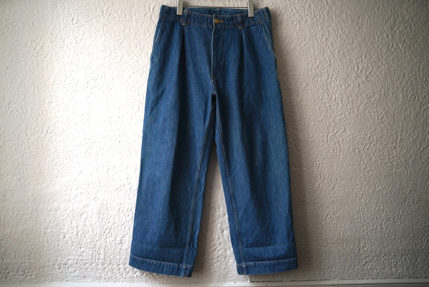 19SS タックワイドデニムトラウザーズパンツ / KUON(クオン)