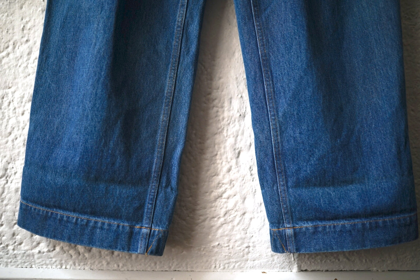 19SS タックワイドデニムトラウザーズパンツ / KUON(クオン)