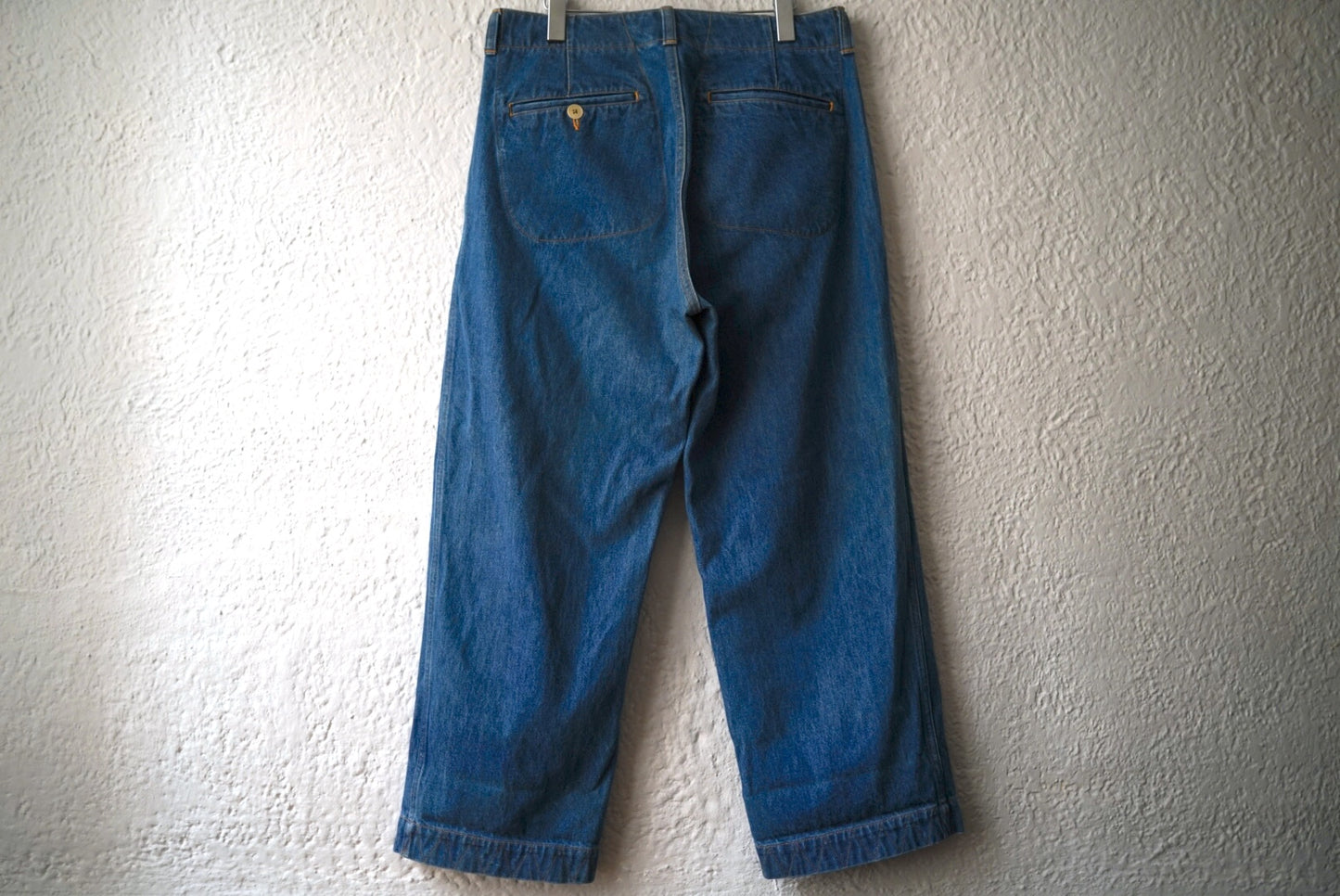 19SS タックワイドデニムトラウザーズパンツ / KUON(クオン)