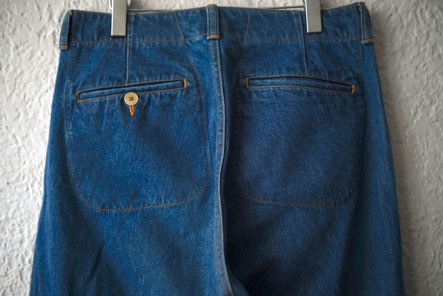 19SS タックワイドデニムトラウザーズパンツ / KUON(クオン)