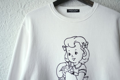 20SS MAD ARCHIVES BRAINWASH GIRL プリント長袖スウェットトップス / UNDERCOVER(アンダーカバー)