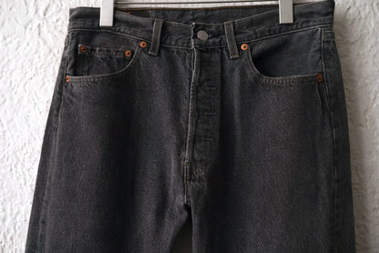 1990's 501 先染めブラックデニムパンツ ジーンズ W32L32 / Levi's(リーバイス)