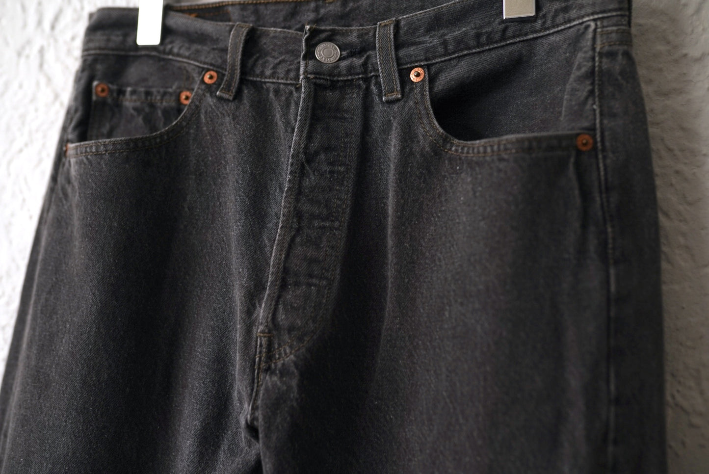1990's 501 先染めブラックデニムパンツ ジーンズ W32L32 / Levi's(リーバイス)