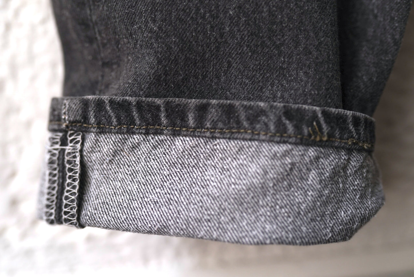 1990's 501 先染めブラックデニムパンツ ジーンズ W32L32 / Levi's(リーバイス)