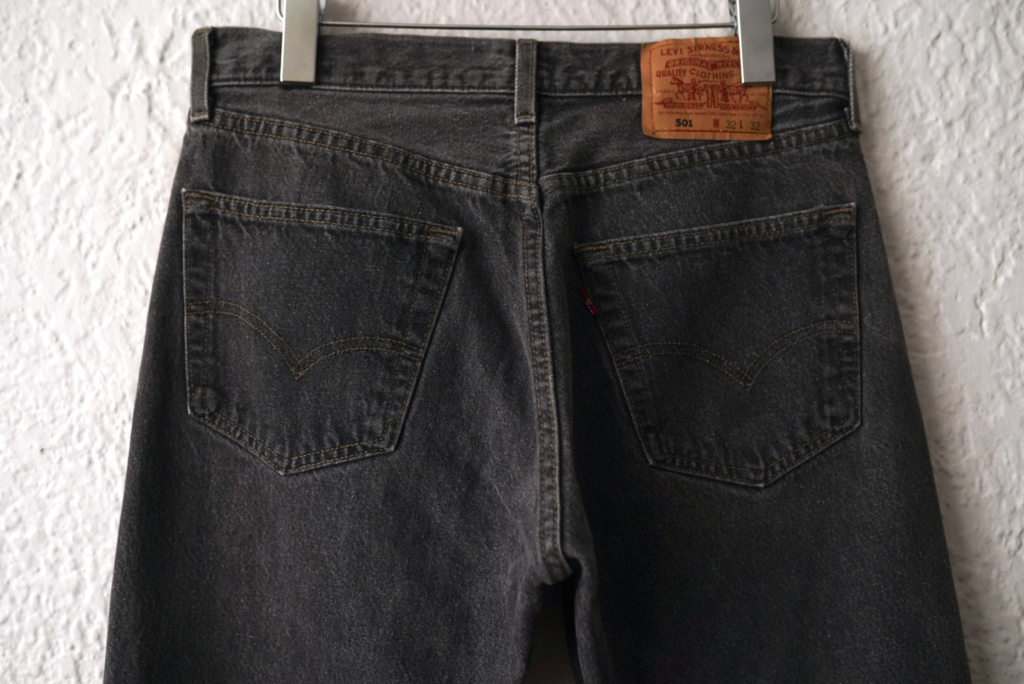 1990's 501 先染めブラックデニムパンツ ジーンズ W32L32 / Levi's(リーバイス)