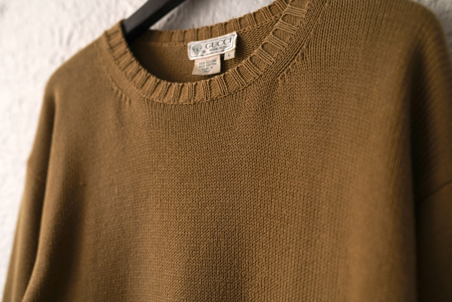 1970's~1980's コットンクルーネックニットセーター / GUCCI(グッチ)