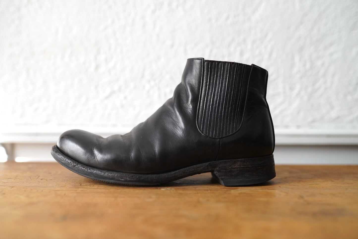 21SS Chelsea Boots ヌバックレザーサイドゴアブーツ / SUGINARI MORIMOTO(スギナリモリモト)