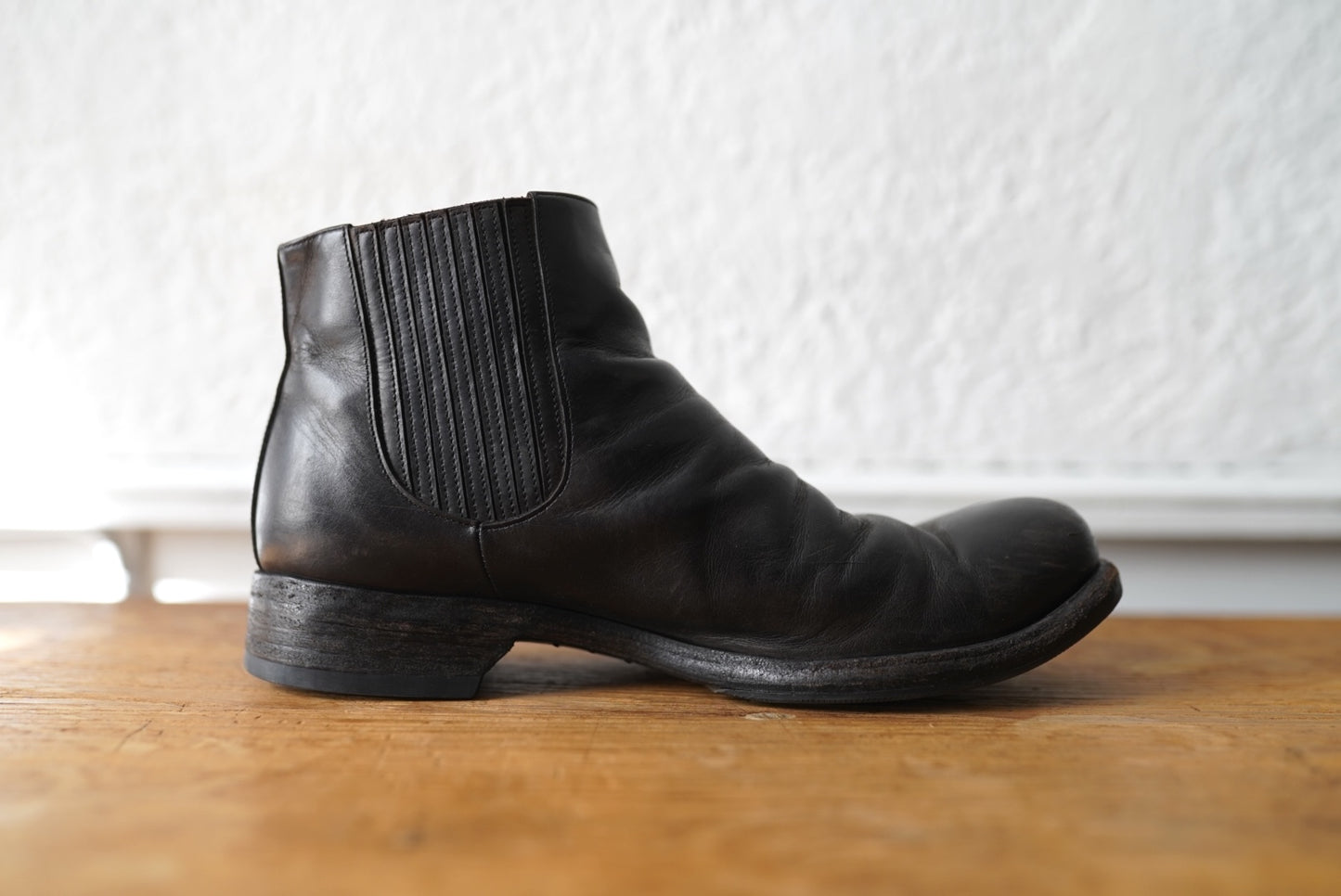 21SS Chelsea Boots ヌバックレザーサイドゴアブーツ / SUGINARI MORIMOTO(スギナリモリモト)