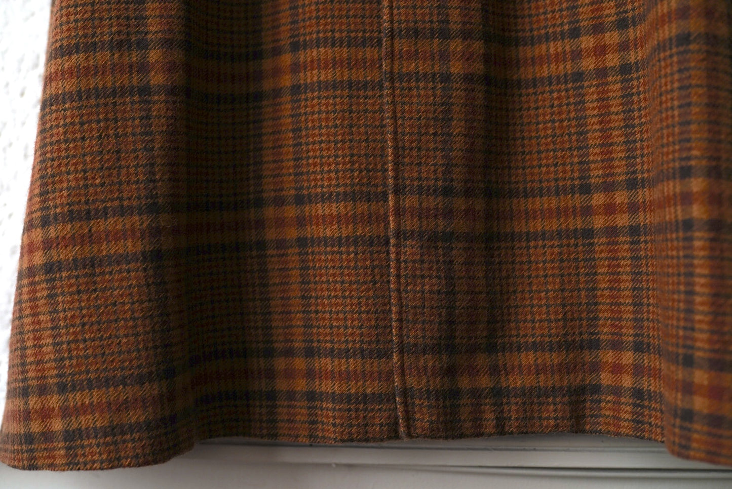 18AW ZERO COAT チェックバルカラーコート / CARUSO(カルーゾ)